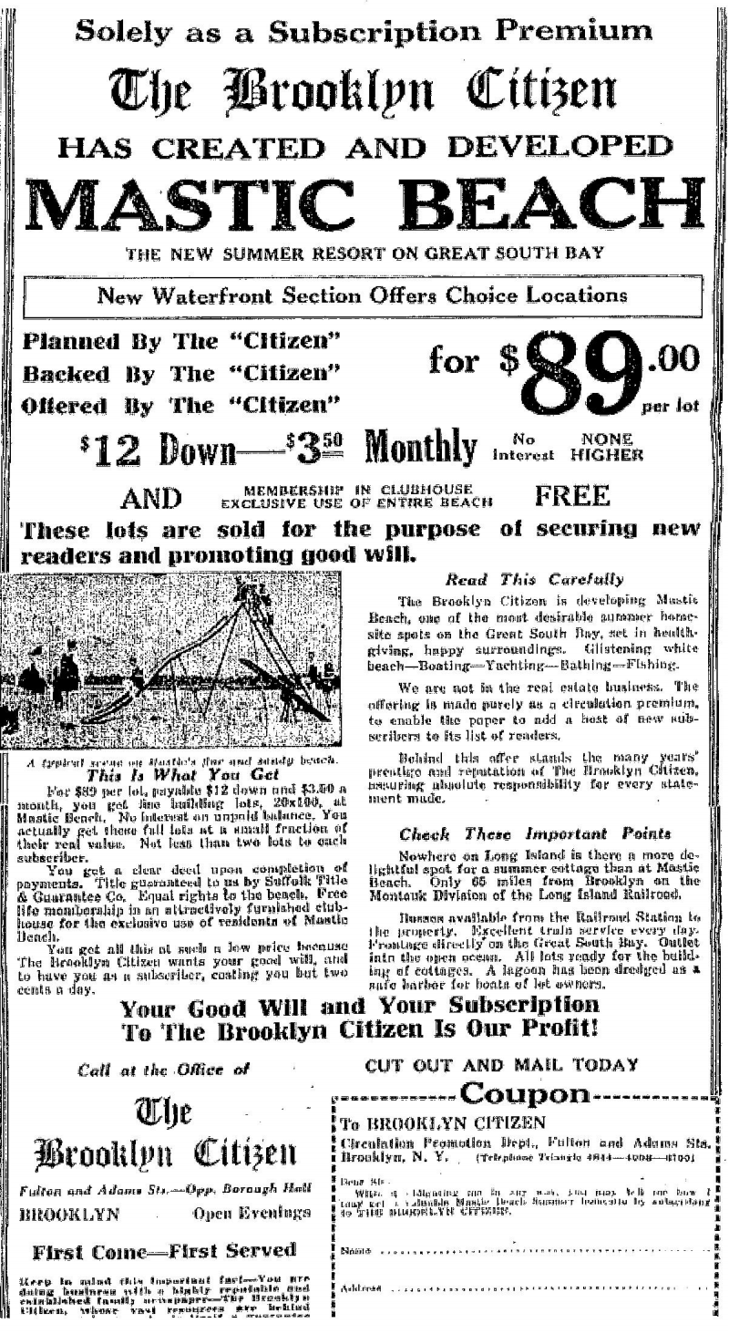 Brooklyn Citizen Purchase